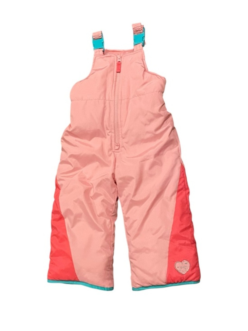 2T Snowpants Pink Bibs Overalls London Fog Girls Winter‎ Snow Pants Size 2
